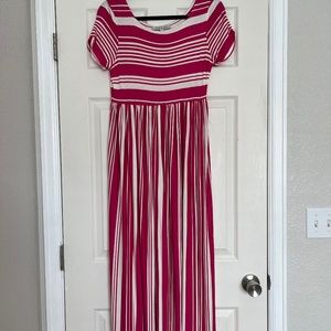 Shabby Apple Striped Maxi Dress